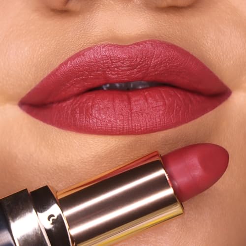 Image of Iba Pure Lips Long Stay Matte Lipstick Limited Edition for Women L02 Turkish Rose, 4g | Creamy Matte Finish & Smooth Texture | Long-Lasting | Hydrated Lips | Enriched with Vitamin E & Shea Butter | Intense Colour & Highly Pigmented | Lip Makeup