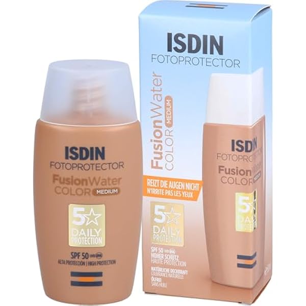 ISDIN Fusion Water Magic Medium LSF 50 getönter Sonnenschutz für das Gesicht 50 мл Крем
