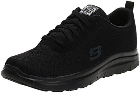 Skechers men's flex advantage black work shoe Clearance