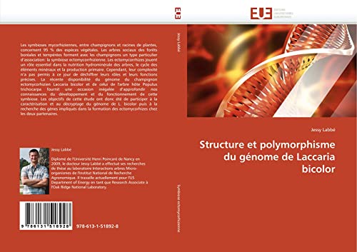 Structure et polymorphisme du génome de Laccaria bicolor (Omn.Univ.Europ.)