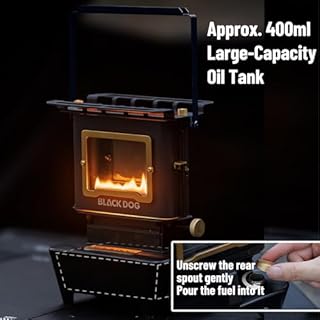 Blackdog Camping Oil Stove - Mini Tabletop Kerosene Heater and Cooker for Outdoor & Indoor Use, Portable Fuel Burner for Cooking Warming, Emergency Oil Lamp for Lighting