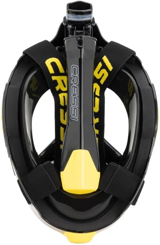 Máscara facial completa Cressi para snorkel para adultos - Vista amplia clara, sistema anti-vaho - Fácil respiración miniatura 3