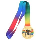 DEARMAMY Medalla para Corredores de Maratón en Aleación de Resistente con Cuello, Premio Deportivo de Pista para Eventos al Aire Libre y Competencias de Carreras