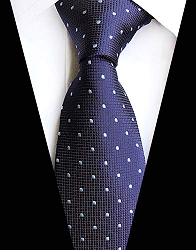 Image of Men's Necktie Classic Silk Tie Woven Jacquard Neck Ties 9 PCS