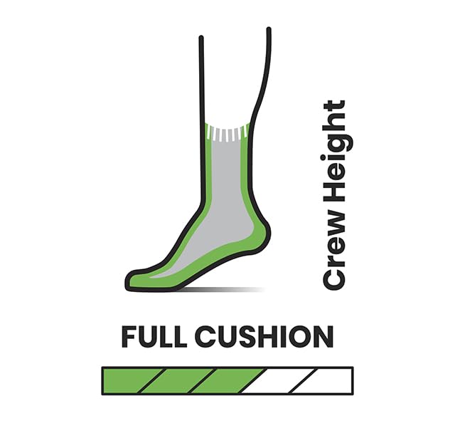 Smartwool Hike Full Cushion Crew Socks, Light Gray, Large