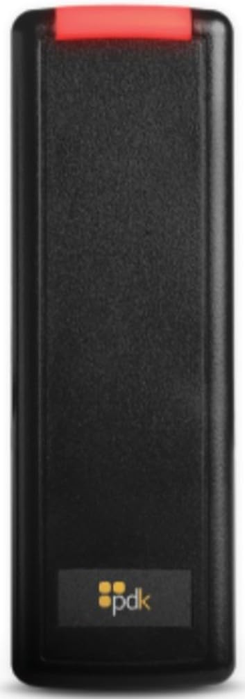 ProdataKey RMPB High-Security Mullion Red Reader, Black, Prox + Mobile, Up to 4" Read Range, 13.56MHz, OSDP and Wiegand, Indoor/Outdoor, MIFARE DESFire EV2 Encryption, IP55