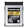 ProGrade Digital Tarjeta de memoria CFexpress 4.0 tipo B para cámaras | Optimizada para transferencia expresa de archivos y almacenamiento grande | Serie Gold de 240 GB