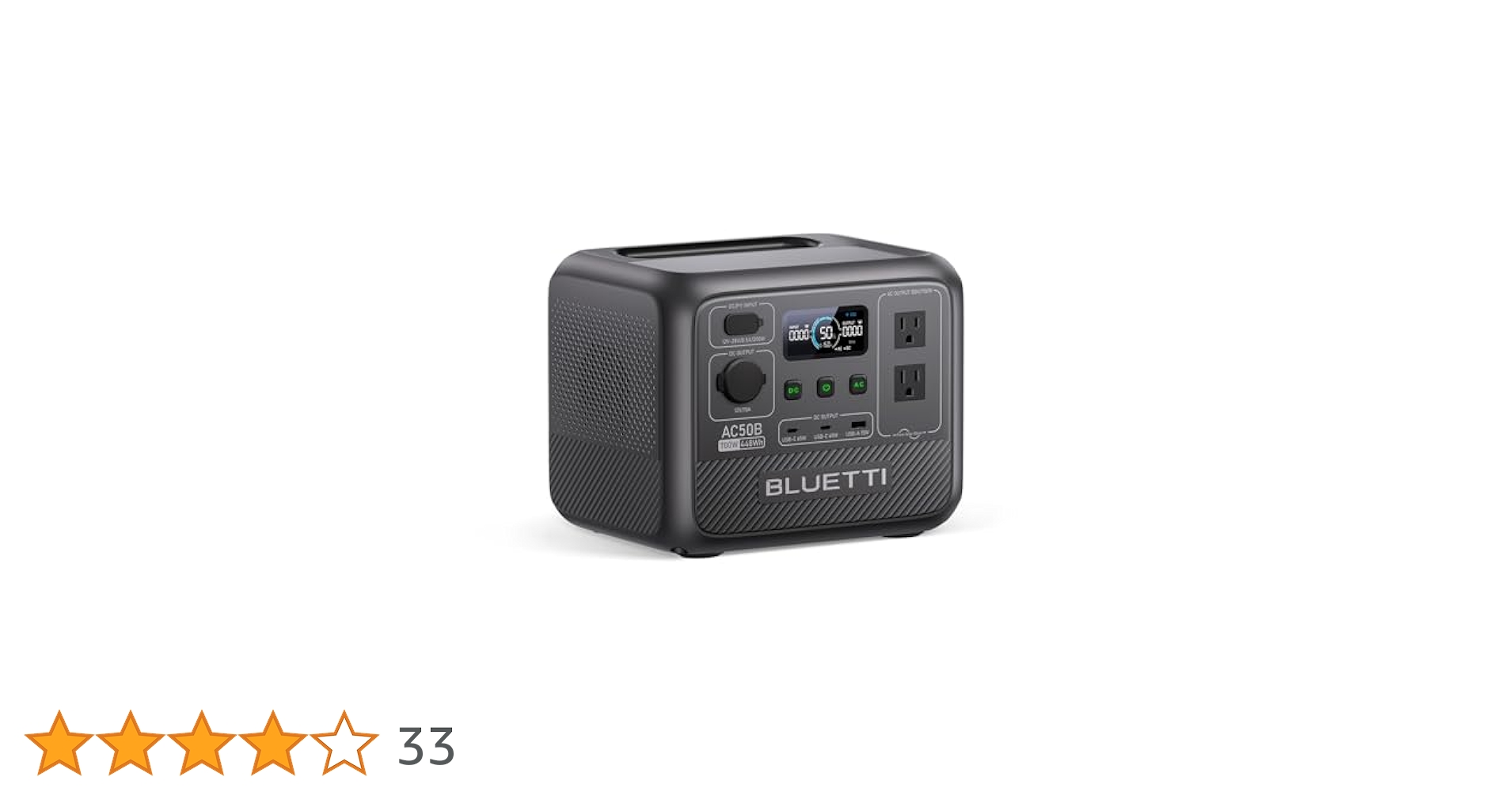 Amazon.co.jp: BLUETTI ポータブル電源 AC50B 448Wh/700W 急速