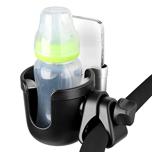 image for Accmor Stroller Cup Holder with Phone Holder, Bike Cup Holder, Univers