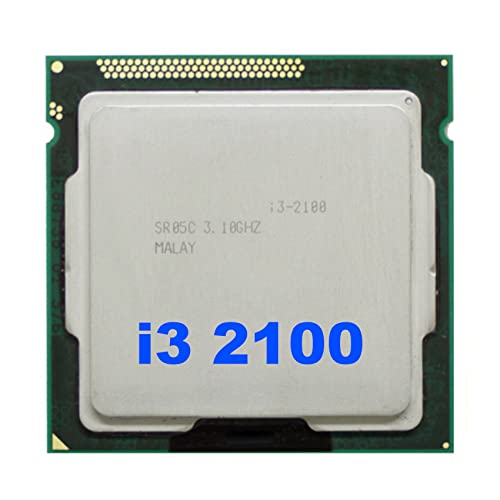 PpAaJK Para Core i3 2100 CPU LGA1155 Procesador 3 MB Dual Core CPU Desktop para placa base B75 USB Mining