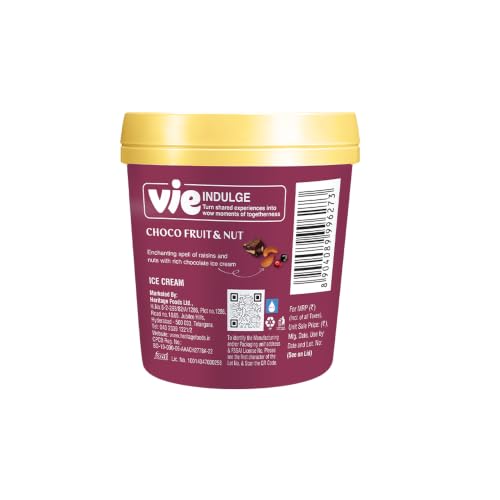 Image of Heritage Alpenvie Choco fruit & nut Tub 700ml