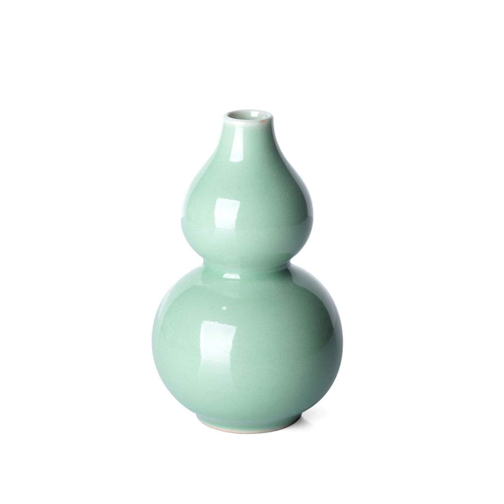 Bzgpmfud Greenone Colorb Vase Desktop Hydroponic Flower Creative Decoration Hand Made Stoneware Ceramic Small Home(Greenone Colorb)