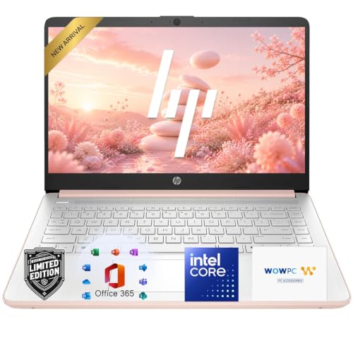 Image of HP Essential Laptop Computer, 2026 Edition, 128GB SSD, Intel N150 CPU, Long Battery Life, Portable Design, 1TB Cloud Storage, Windows 11 with Microsoft 365
