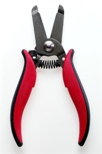 HakkoCHP CSP-30-3 Heavy-Duty Shear/Plier Combination, Hardened Carbon Steel Construction, Straight Tip, 40mm Shear Length, 7 Gauge Maximum Cutting Capacity