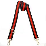 Purse Strap Replacement Wide Shoulder Strap Crossbody Adjustable Canvas Handbag Strap Belt, 1.49'' W
