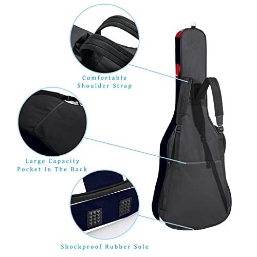 Housse étanche pour guitare acoustique avec double bandoulière et poche fond Magma, Multicolore 10., 42.9×16.9×4.7 in… - Les Beatles, Paul McCartney, John Lennon, RIngo Starr, George Harrison Housse étanche pour guitare acoustique avec double bandoulière et poche fond Magma, Multicolore 10., 42.9x16.9x4.7 in… – Image 4