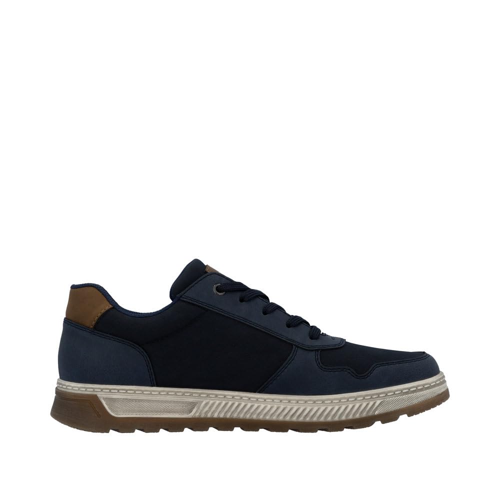 Rieker 37029-14 Herren Schnürschuh Synthetik blau blau