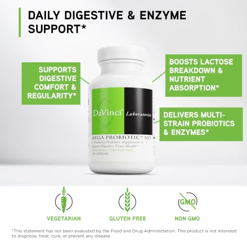 DAVINCI Labs Mega Probiotic ND, 120 Vegetarian Caps - image 3