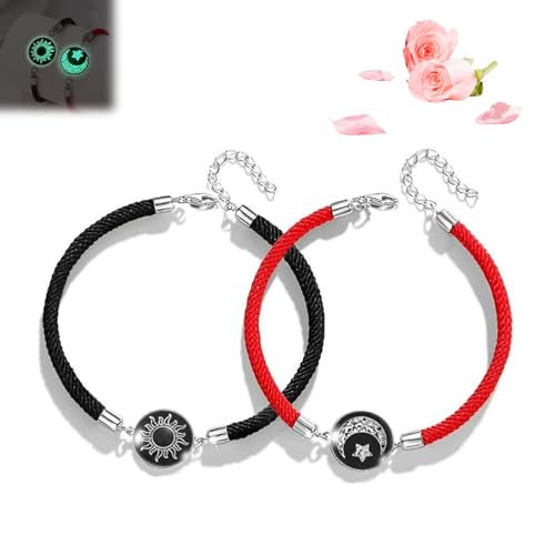 Pulseras Inteligentes Parejas, Lovesynck- �J�b�v�������u���X���b�g�APulseras Que Vibran a La Distancia�A�J�b�v���M�t�g�u���X���b�g�Z�b�g�A���z�ƌ��̃K���X����u���X���b�g, �W��,