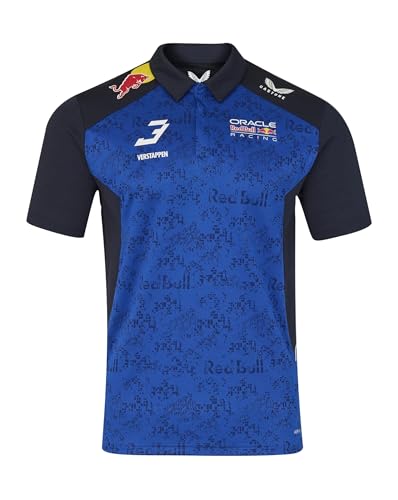 Castore Red Bull Racing F1 Mens 2026 Max Verstappen Team Polo Shirt (L)