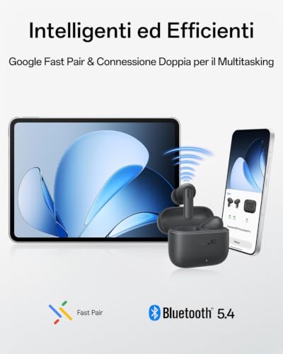 Image of OPPO Enco Buds3 Pro True Wireless in-Ear Earbuds Grey | 12.4mm Titanium Dynamic Driver, 54H Total Playtime, Dual-Device Pairing, Bluetooth 5.4, 47ms Low Latency Gaming, IP55