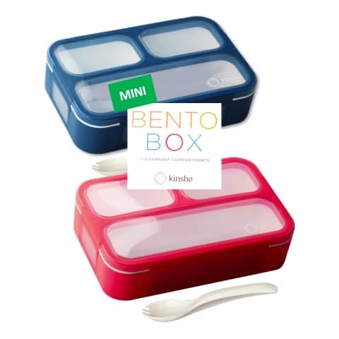 Snack-Behälter - kleine Bento-Lunchbox für Kinder, Mädchen, Jungen, Kleinkinder, auslaufsichere Mini-Boxen Cover