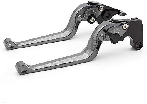 Miniatura 8 de Palanca de embrague de freno ajustable para motocicleta compatible con SV650 SV650S 1999-2009, DL650 V-STROM 2004-2010, KATANA 600750 1998-2006,