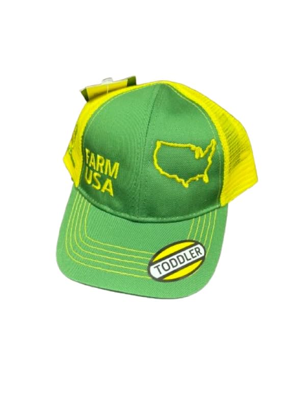 John Deere Boys Baseball Farm State Pride Mesh Back Hat - Toddler Farmer Hat