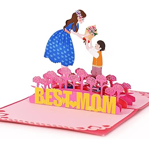3D Pop Up Flower Bouquet Card for Mum Cover