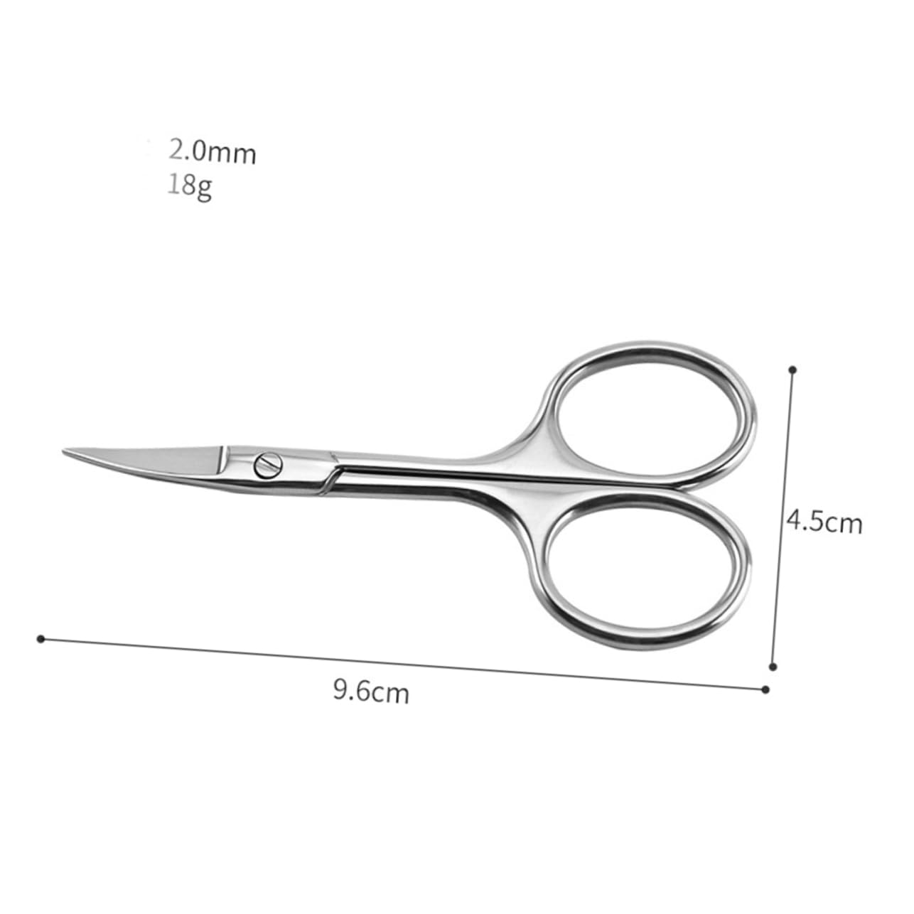 FRCOLOR 12 Piezas Tijeras De Vello Facial Tijeras Para El Pelo De La Nariz Tijeras Curvas Para El Vello Facial Tijeras Para Barba Tijeras De Cejas Hombre Rostro Tijeras Pequeñas