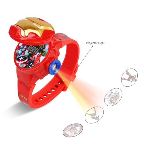 Image of Matrix Kids Edition Super Hero 3D Heads Up with 6 Image Projection Digital Watch for Kids