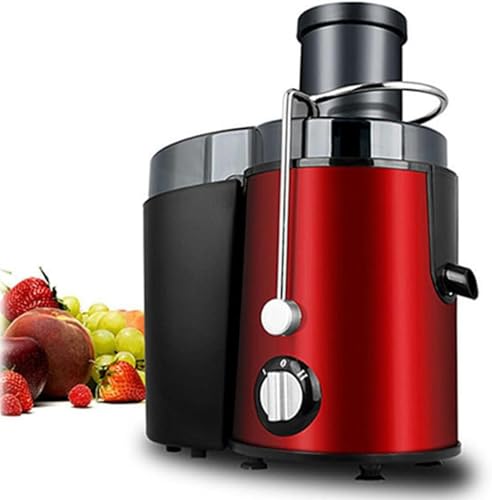 FKINGLRK Exprimidor Masticador de Acero Inoxidable, exprimidor Lento Profesional, tolva de alimentación Grande de 65 mm, exprimidor rápido de Frutas y Verduras Enteras
