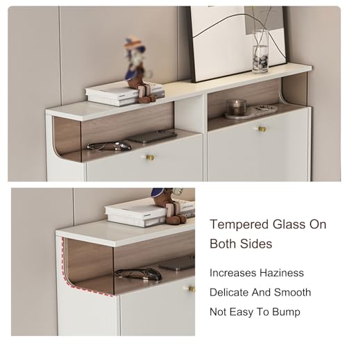Meuble à chaussures mince pour petits espaces et entrées étroites