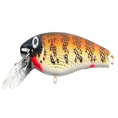 Musky Mania Lil' Ernie, Glitter Walleye, 6-Inch