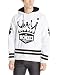 Southpole Men's Stadium Hoodie Pull Over with Faux Leather
