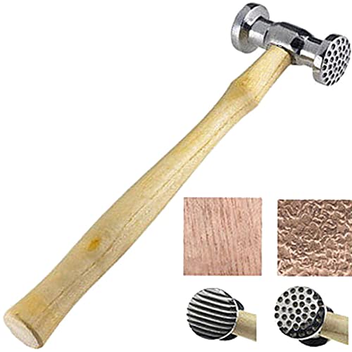 Texturing Hammer Dimples Rounded & Narrow Stripe Design Jewelry Metal Texture Finish