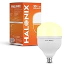 Halonix Jumbo 30W Higher Wattage Yellow Led Bulb | Warm White Led Bulb | Base- B22 | Energy Efficient | Surge Protection | Pack of 1