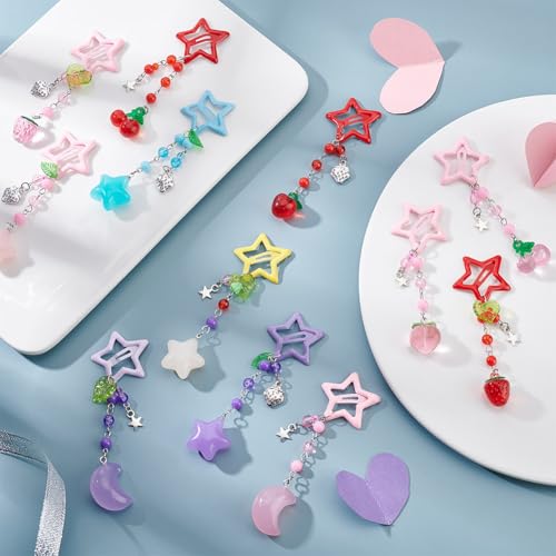 Pinzas de estrella con agarre metálico antideslizante para todo tipo de cabello 4