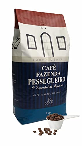 Café Fazenda Pessegueiro Torrado em Grãos 1Kg