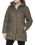 Wintermantel, mit Kapuze Jack Wolfskin Damen KYOTO COAT W winddichter Wintermantel, Granite, L