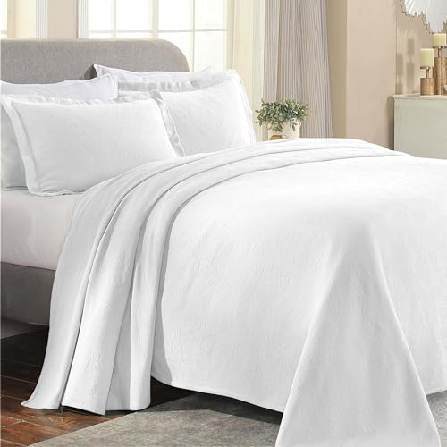 Superior Paisley 3 Piece Cotton Bedspread Set, Home Bed Decor, Decorative Bed Spread, 2 Pillow...