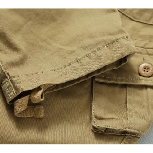 Men's Multi-Pocket Loose Overall Y2K Hip Hop Casual Straight Pant Outdoor Technical Cargo Trousers4