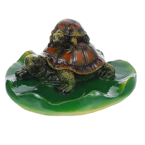 Tortuga de simulación en resina con vida útil prolongada para piscina 2