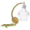 100ml Clear Crystal Vintage Style Perfume Bottle Gold Long Spray Tassels Atomizer Pump Refillable Glass Bottles Lady Makeup Tool