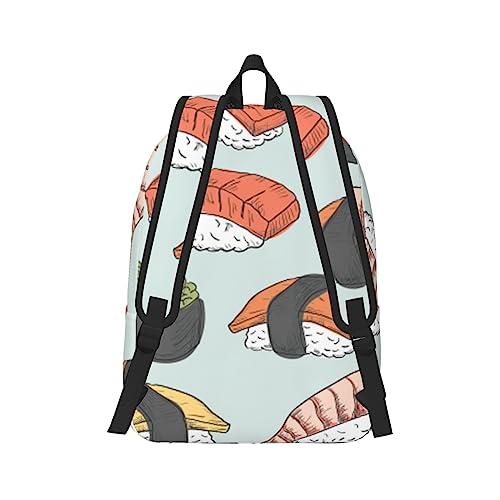 Sac à dos ordinateur portable sushi noir OUSIKA S pour le quotidien