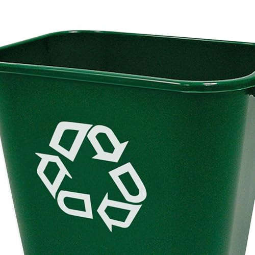 Canecas de reciclaje Rubbermaid 6 unidades 7 gal rectangular miniatura 4