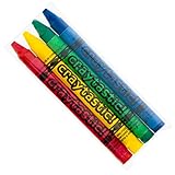 25 Bulk Crayon Packs of 4 (100 count) - Bulk Crayons for kids - Party Favors, Teachers, Party Favors, Classrooms, Restaurants - Individually Wrapped, Non-Toxic