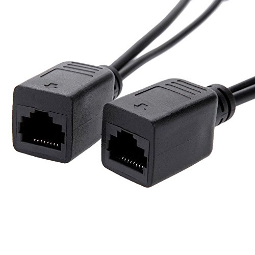 axGear Passive Power Over Ethernet PoE Adapter Injector+ Splitter Kit 5v 12v 24v 48v