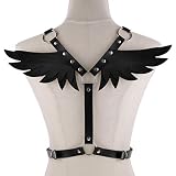 ZHER-LU Sexy Femmes Harnais Cage Soutien-gorge Bandage Bandage Dentelle Lingerie Gothique Dos Nu Crop Tops Réglable