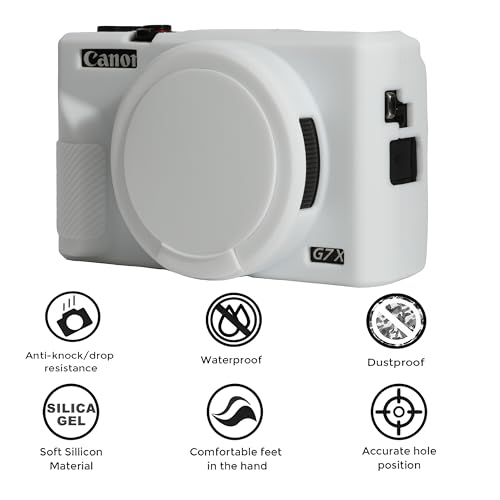 Funda de silicona para cámara Canon Powershot G7X Mark III miniatura 3